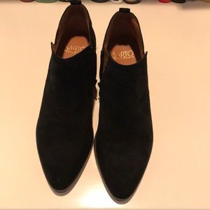 Black Franco Sarto Ankle Boots